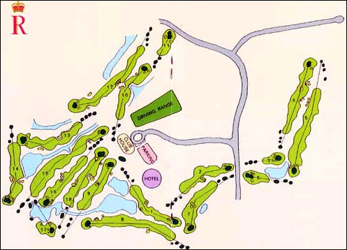 Royal Chiang Mai Golf Club & Resort - layout